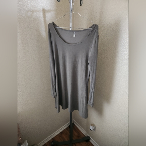 Mudd Olive Green Long Sleeve Pullover Dress - Picture 1 of 3